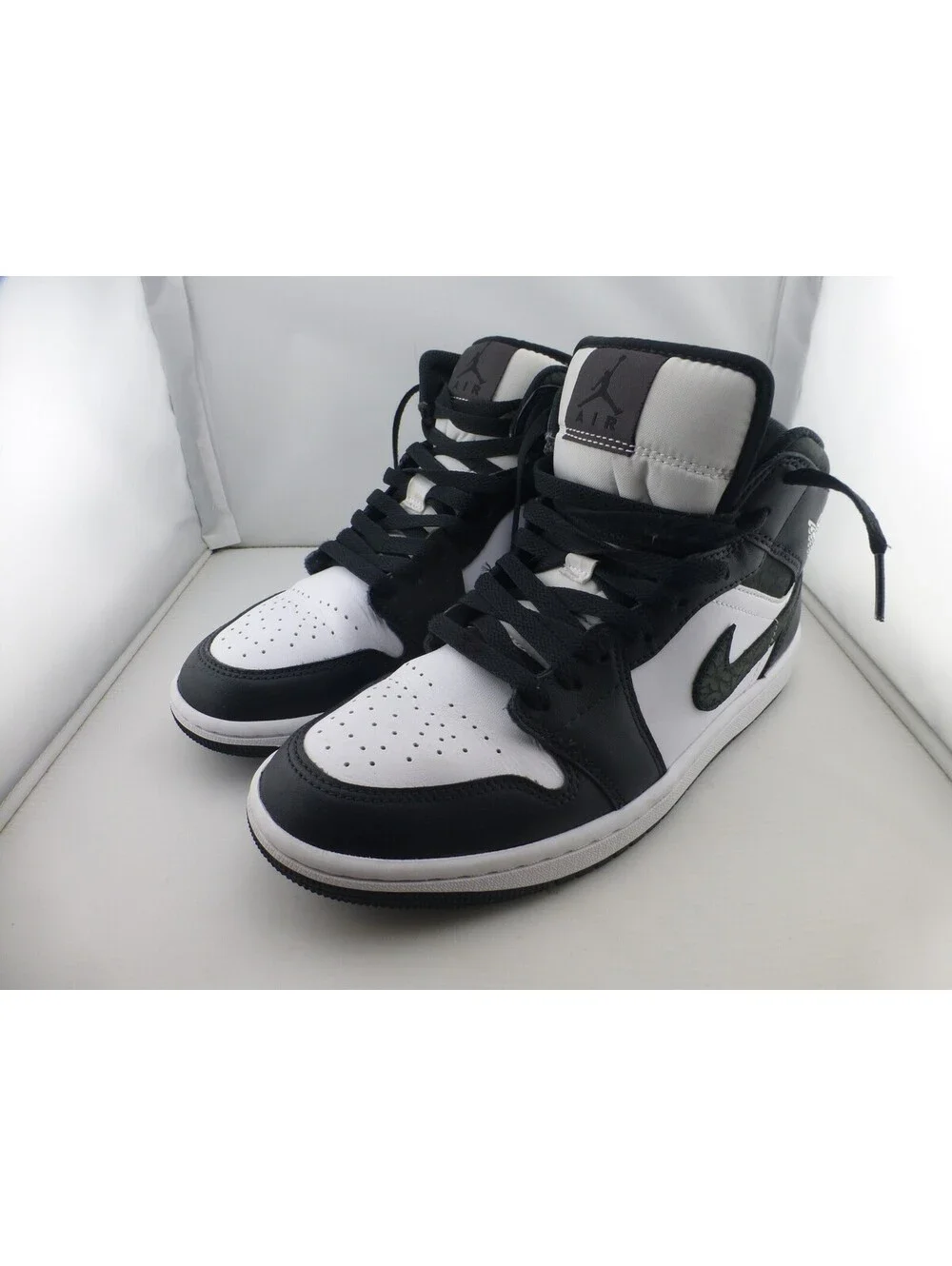 Nike Air Jordan 1 Mid Black White Black Men's Sneakers US 8 FB9911-0 - M14